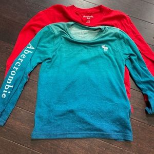 2 boys size 5/6 Abercrombie Kids long sleeved